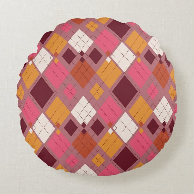 Nice Round Pillow Design  (Front)