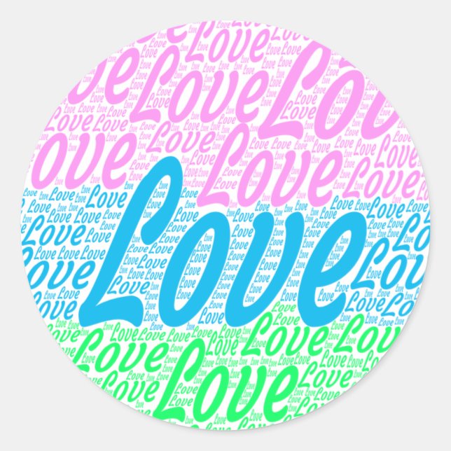 Nice round sticker (Front)