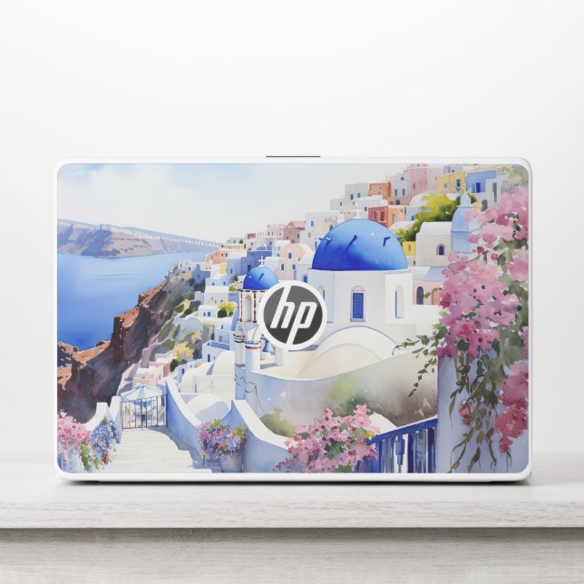 Nice Santorini HP Laptop Skin (Front)
