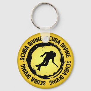 Nice Scuba Diving Seal Keychain