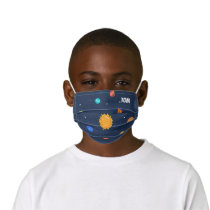 Nice Seamless Galaxy Pattern Kids' Cloth Face Mask