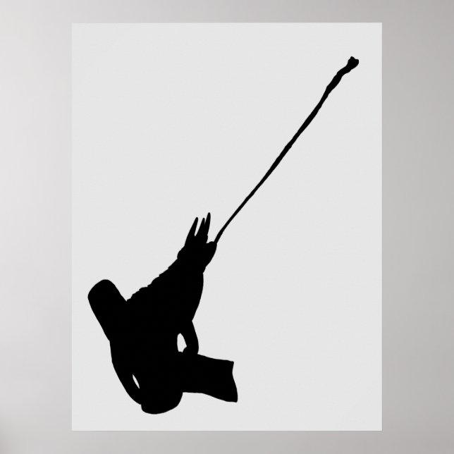 Nice shot! Jackson’s Chameleon silhouette Poster (Front)