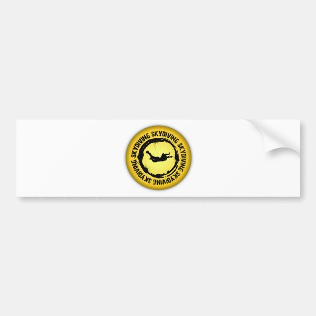 Nice Skydiving Seal Bumper Sticker (Front)