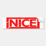 Nice Stamp Bumper Sticker