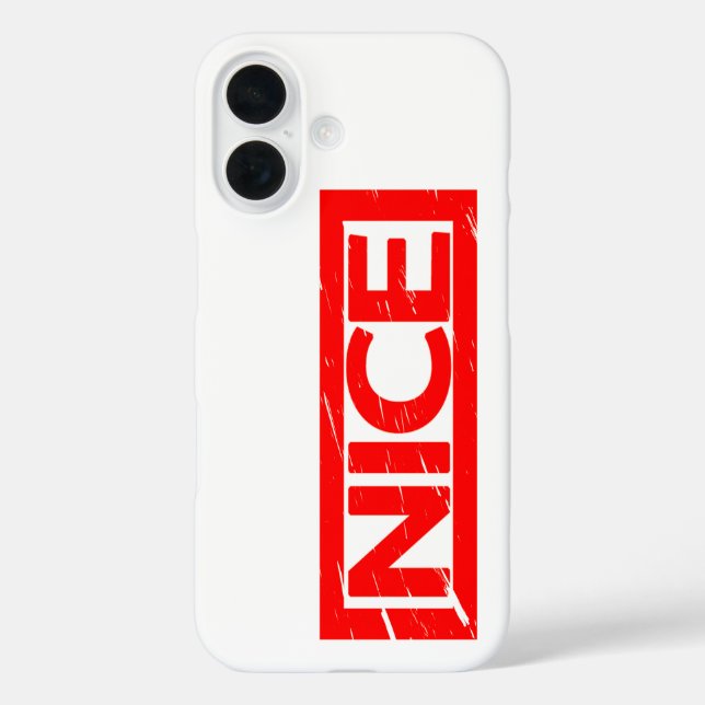 Nice Stamp Case-Mate iPhone Case (Back)