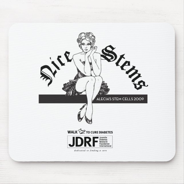 "Nice Stems" Mouse Pad (Front)