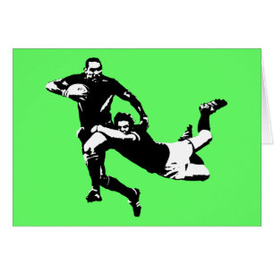 Nice tackle,Rugby Cards
