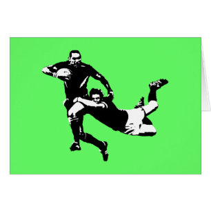 Nice tackle,Rugby Cards