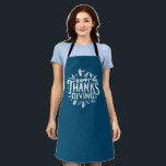 Nice Text Happy Thanksgiving with Leaves Autumn Apron<br><div class="desc">Add a special touch to your Kitchen with this Apron that Stunning Design of Nice Text Happy Thanksgiving with Leaves Autumn, You will find any style you like, whether it's the classic t-shirt, long sleeve, tank top or a cozy hoodie! Need something extra? Check out our mugs and phone cases,...</div>