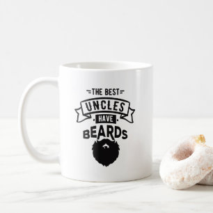 Nice The Best Uncles Have Beards Print Coffee Mug