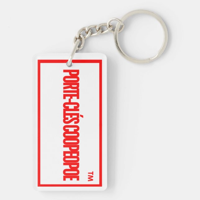 Nice Things for car  Keychain (Back)
