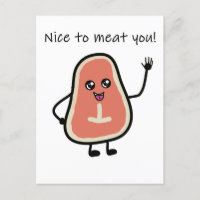 Nice to meat you postcrossing