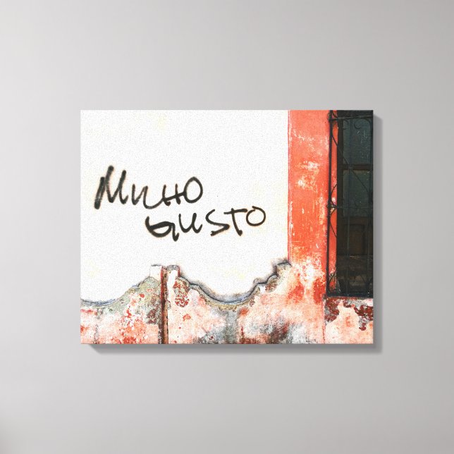 Nice to meet you canvas print (Front)