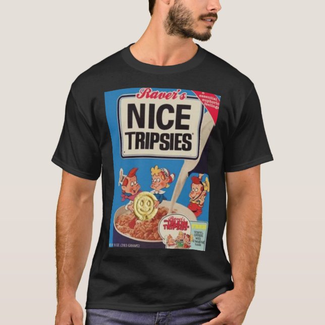 Nice Tripsies 90&x27;s Rave Flyer Classic T-Shirt (Front)