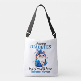 Nice try diabetes crossbody bag