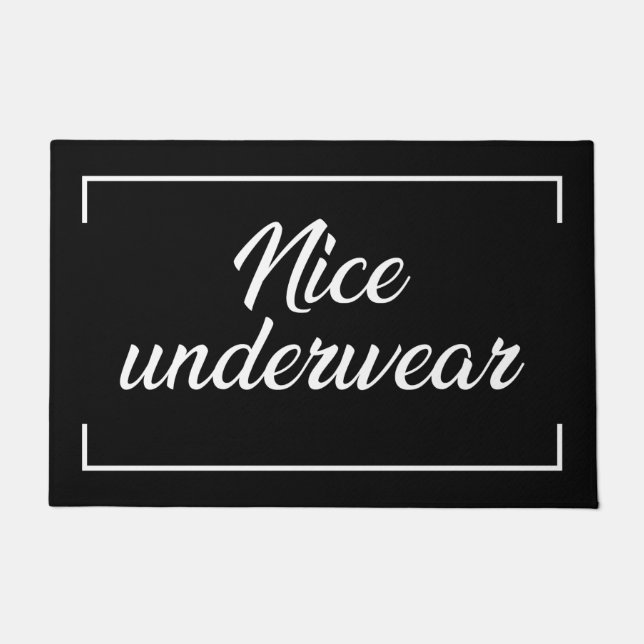 Nice Underwear Doormat (Front)