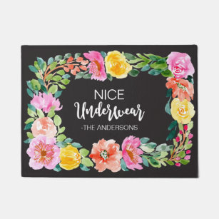 Be Nice Doormats Welcome Mats Zazzle