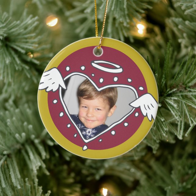 Nice Until Proven Naughty Ceramic Circle Ornament  (Tree)