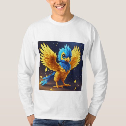 Nice Vibrant Wings The Majesty of the Kingfiirsh T_Shirt