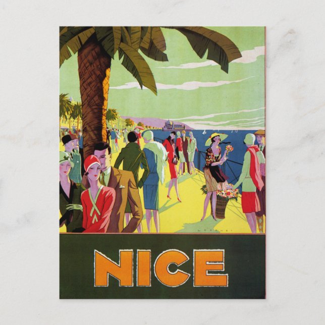 Nice vintage travel postcard (Front)