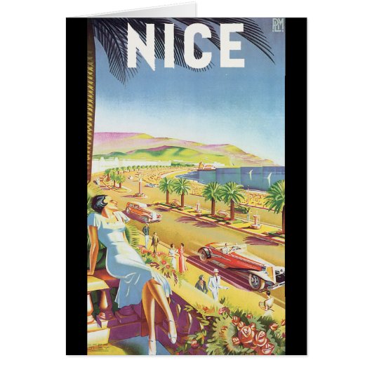 Nice Vintage Travel Poster Cards (Front)