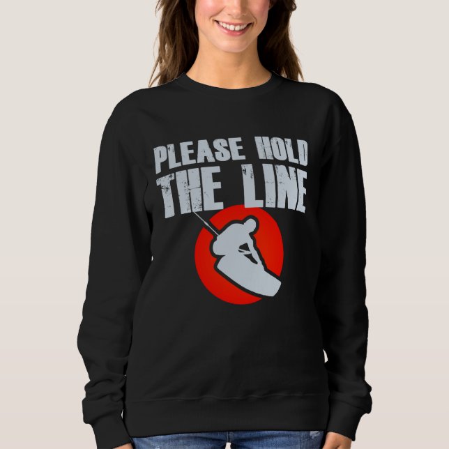 Nice wakeboard wakeboarding wake board freestyle sweatshirt (Front)