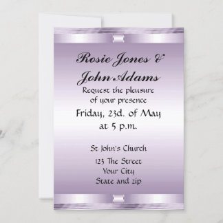Nice Wedding Invitation