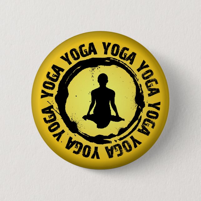 Nice Yoga Seal Button (Front)