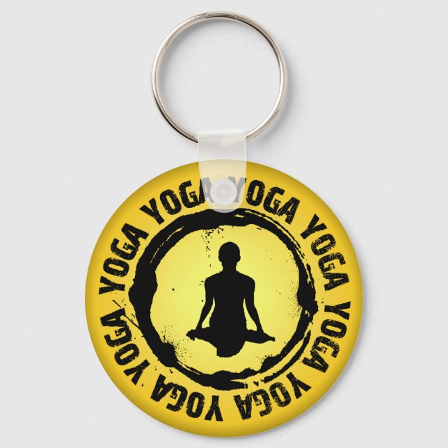 Nice Yoga Seal Keychain (Front)