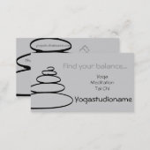 Nice Yogastudio buisness card (Front/Back)