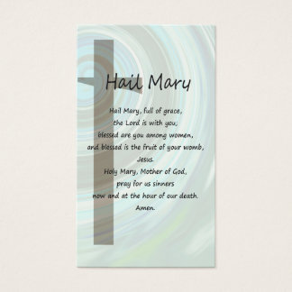Nicene Creed and Hail Mary Prayer Card