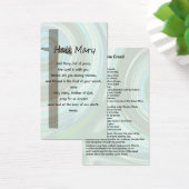 Nicene Creed and Hail Mary Prayer Card (Desk)