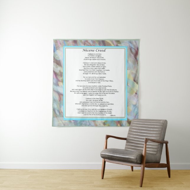 Nicene Creed Tapestry Christian Prayer Wall Decor (In Situ)