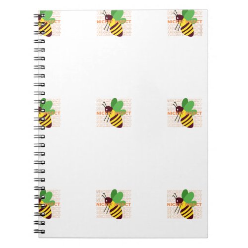 Nicest Insect Spiral Photo Notebook