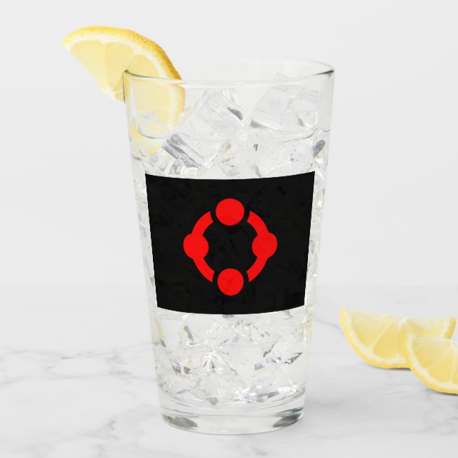 Niche Pride Flag (Black) Glass (Front Ice)