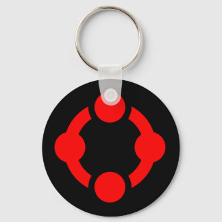 Niche Pride Flag (Black) Keychain
