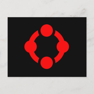 Niche Pride Flag (Black) Postcard