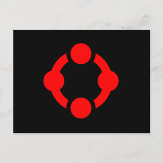 Niche Pride Flag (Black) Postcard