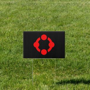 Niche Pride Flag (Black) Sign