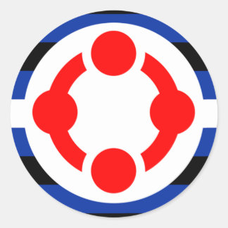 Niche Pride Flag (Original) Classic Round Sticker