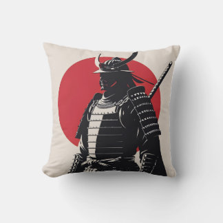 Nichirin no Samurai (Samurai of the Sun) Throw Pillow