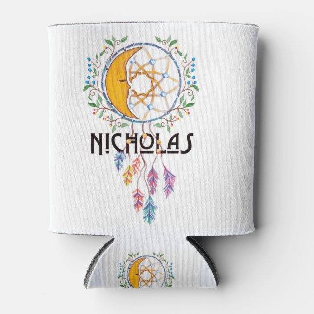Nicholas Dreamcatcher Can Cooler (Front)