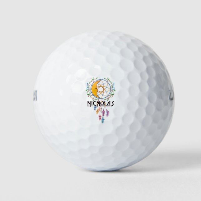 Nicholas Dreamcatcher Golf Balls (Front)