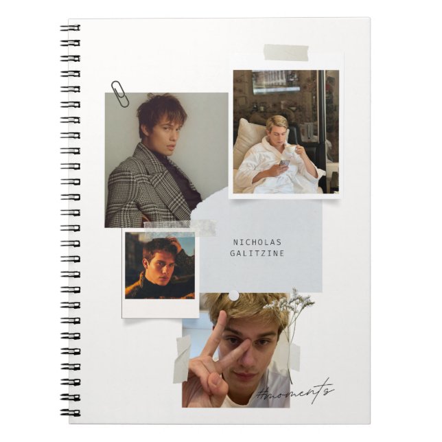 Nicholas Galitzine  Notebook (Front)