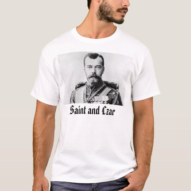 Nicholas II, Saint and Czar T-Shirt (Front)