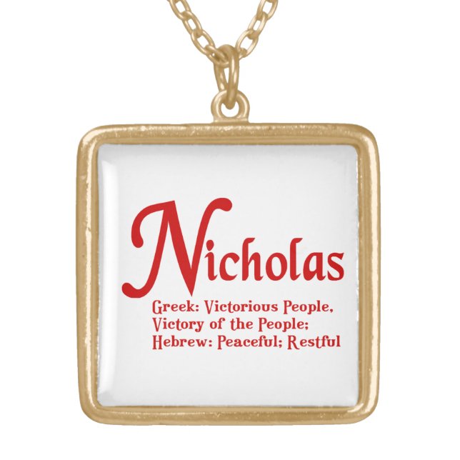 Nicholas Necklace (Front)