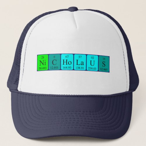 Nicholaus periodic table name hat