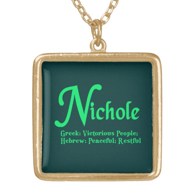 Nichole Necklace (Front)
