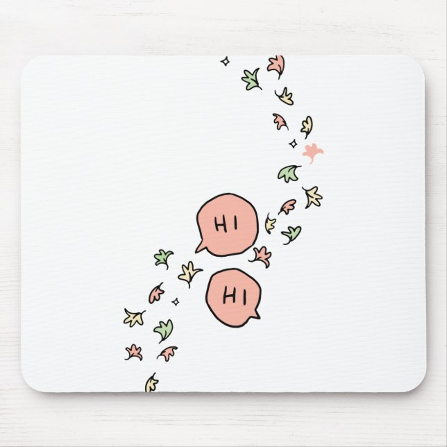 nick and charlie heartstopper mouse pad (Front)