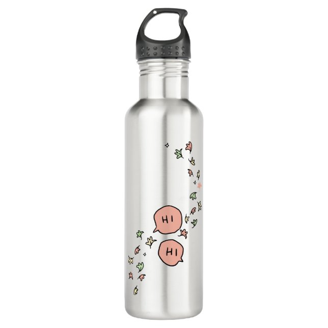 nick and charlie heartstopper stainless steel water bottle (Front)